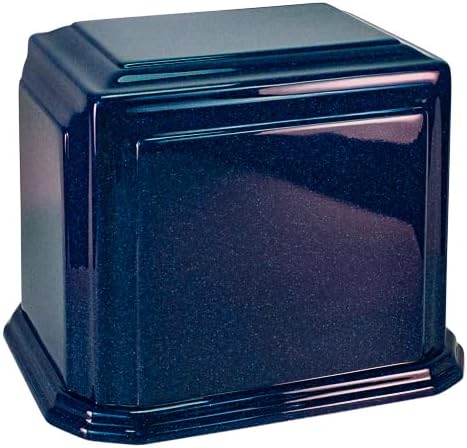 Arch Cultured Marble Urn for Two - Gray, Extra Large Size Adult, Companion Urn, Capacity for up to 490 lbs Ashes, Ground Burial, Home or Funeral Memorial Cremation Urn for Ashes