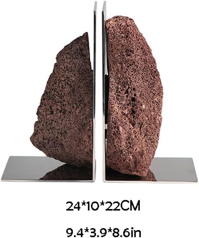Bookends Books Rely On Modern Light Luxury Natural Stone Book Stalls Ornaments Office Study Living Room Porch Desktop Book Stand Decorations Book Holder