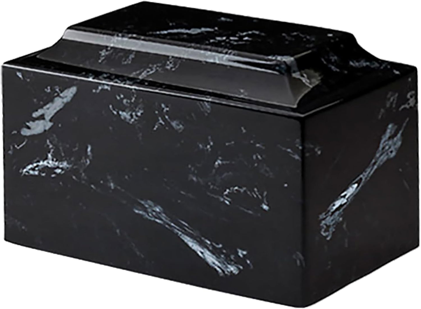 Custom Engraved Mackenzie Urn Vault - Up to Three Line of Custom Engraving Included. Six Different Custom Fonts to Choose from. Cultured Marble Adult Full Size urn. Carrera Color