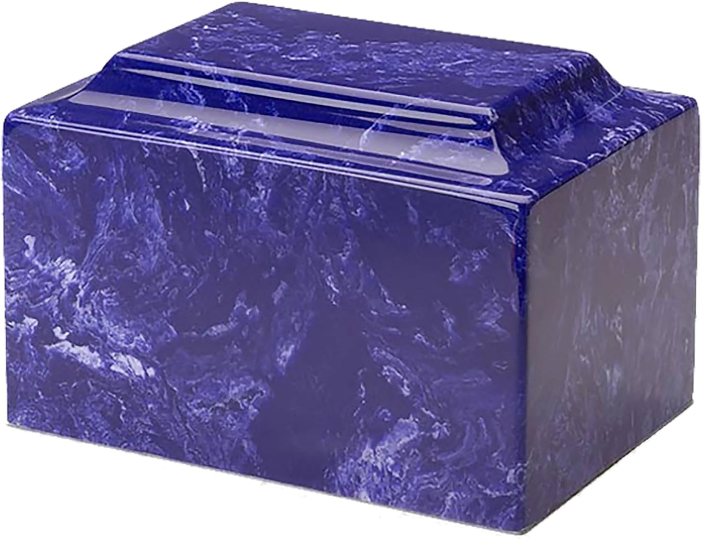 Custom Engraved Mackenzie Urn Vault - Up to Three Line of Custom Engraving Included. Six Different Custom Fonts to Choose from. Cultured Marble Adult Full Size urn. Carrera Color