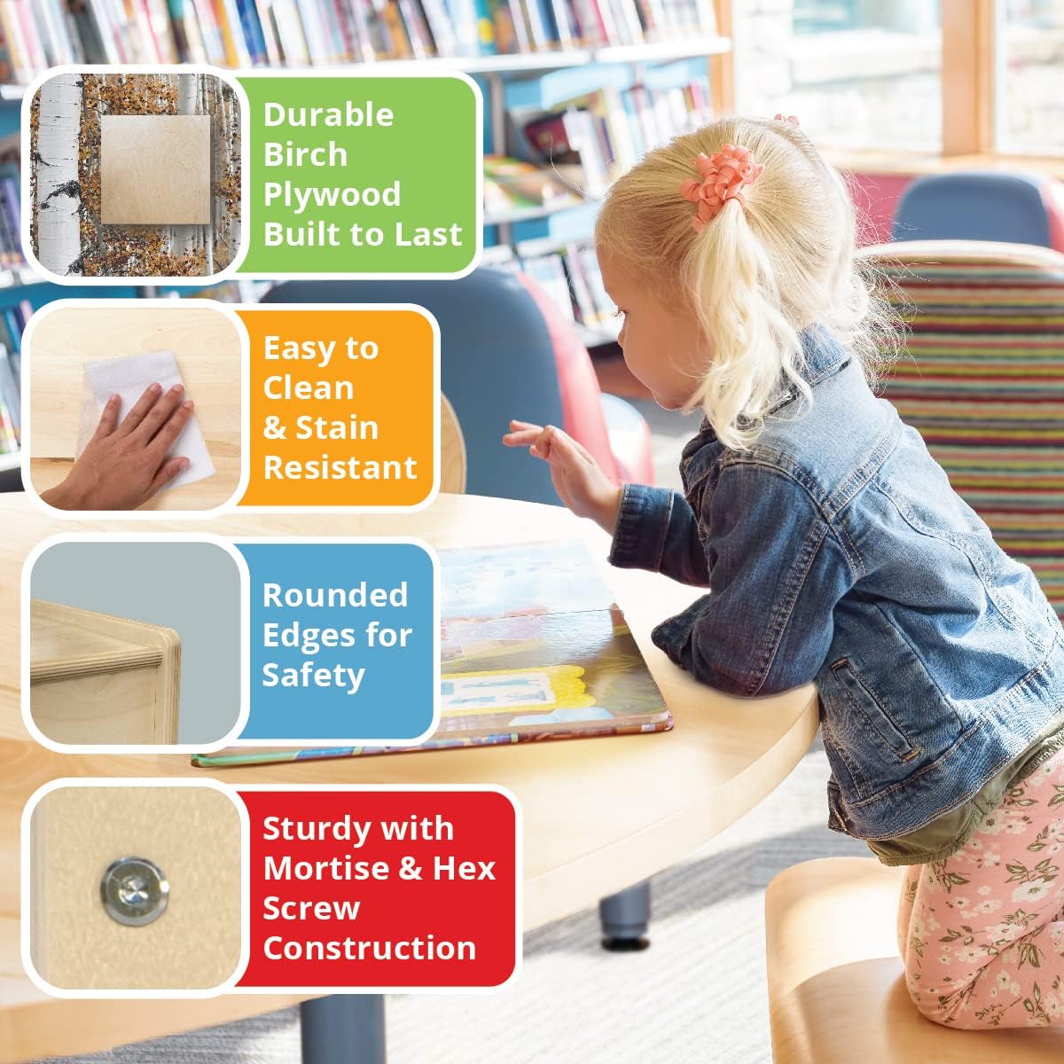Contender Diaper Storage Organizer, Baby Changing Supply Shelf, Hanging Wall Mount, Greenguard Gold Certified, Wood Caddy for Nursery, Daycare, School, Classroom, 47-inch Width