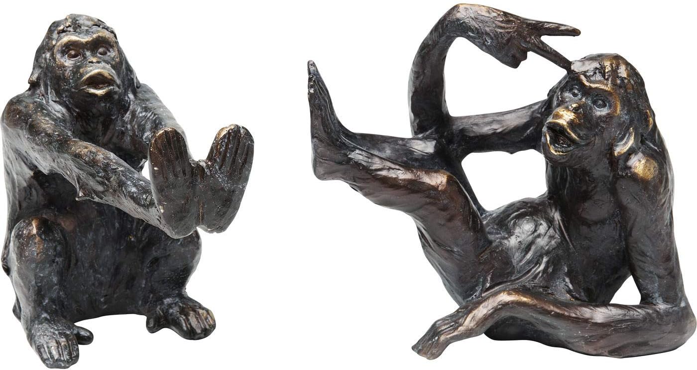 Authentic Bookend Monkey (2/Set) Bookstand, Divider Stand, Book Stand