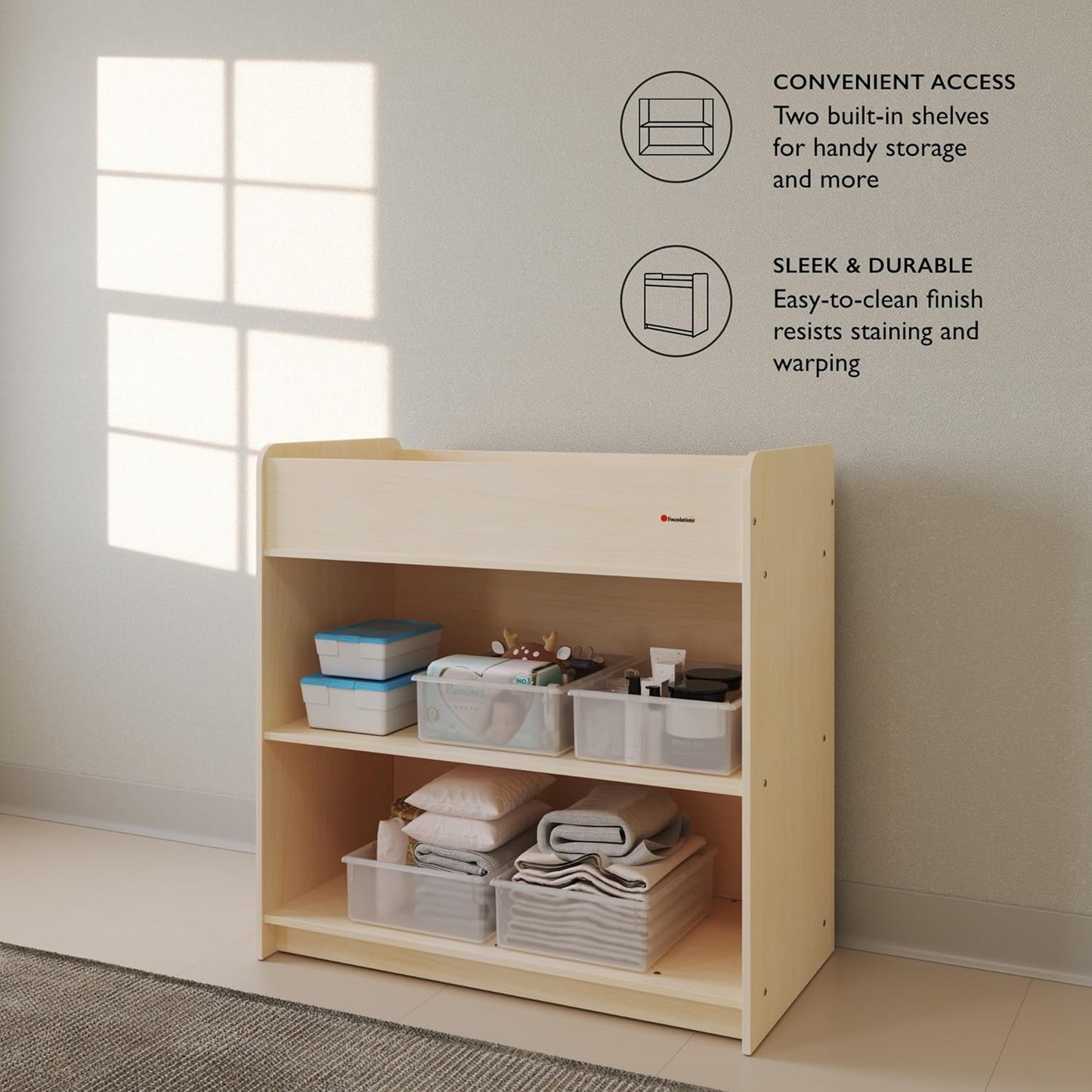 SafeStart Changing Table and Wall Organizer 2-Piece Set