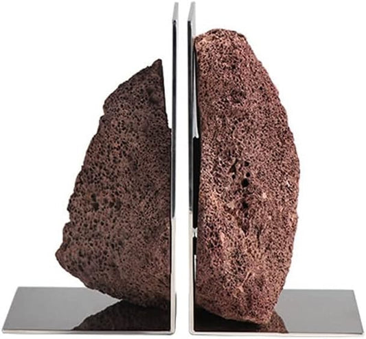 Bookends Books Rely On Modern Light Luxury Natural Stone Book Stalls Ornaments Office Study Living Room Porch Desktop Book Stand Decorations Book Holder