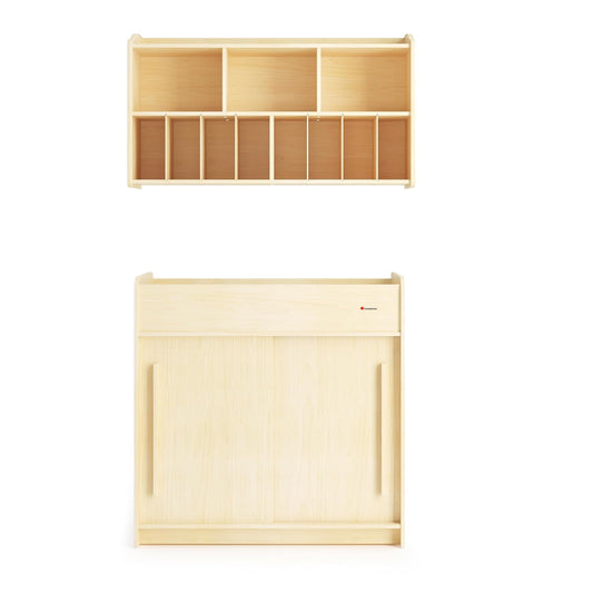 SafeGlide Changing Table and Wall Organizer 2-Piece Set