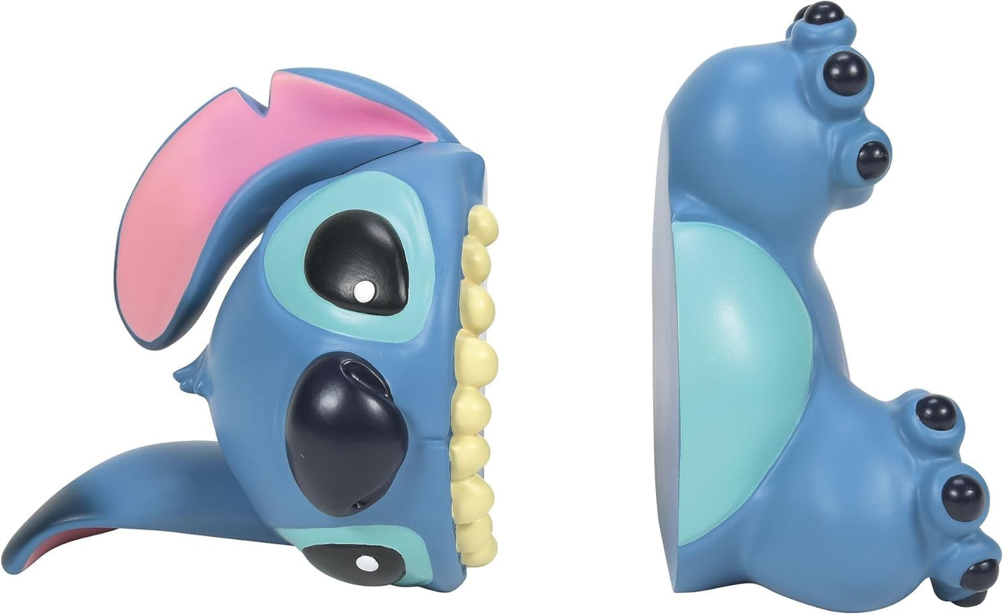 Enesco Disney Showcase Lilo and Stitch Biting Book Holders Bookends, 9.25 Inch, Blue