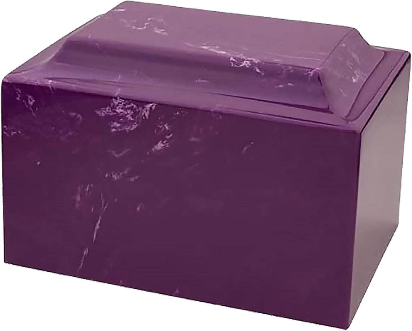 Custom Engraved Mackenzie Urn Vault - Up to Three Line of Custom Engraving Included. Six Different Custom Fonts to Choose from. Cultured Marble Adult Full Size urn. Carrera Color