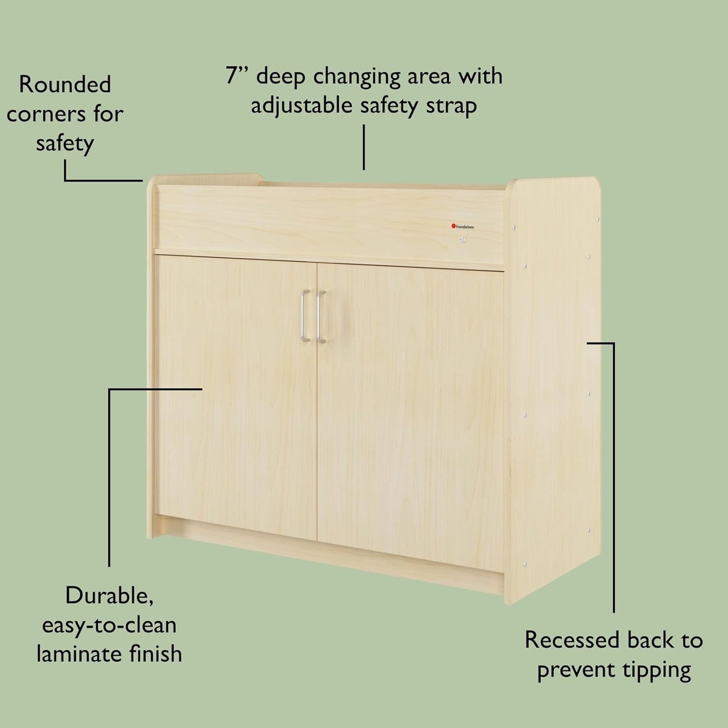 SafeSwing Changing Table and Wall Organizer 2-Piece Set