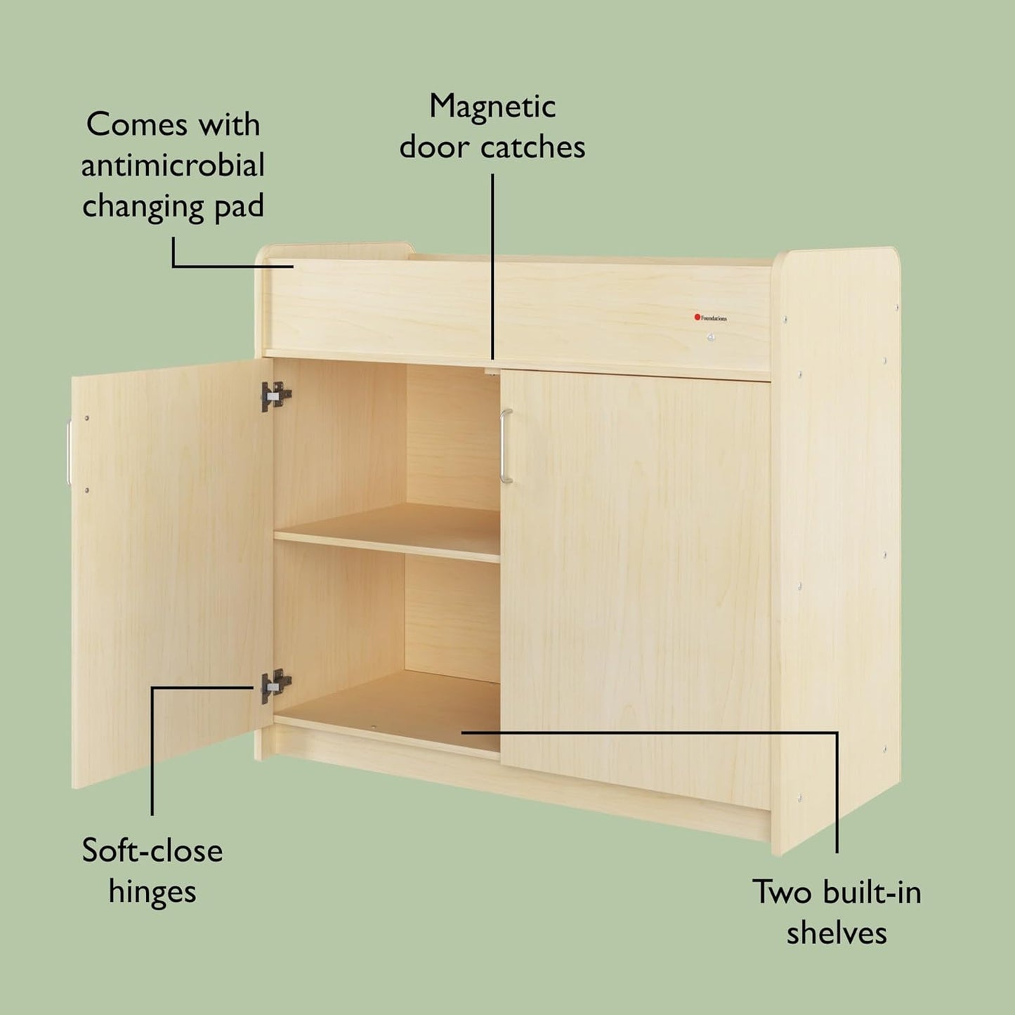 SafeSwing Changing Table and Wall Organizer 2-Piece Set