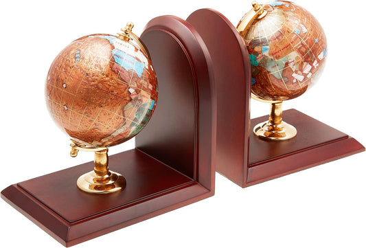 Unique Art Since 1996 110 Amber Bookend, Brown